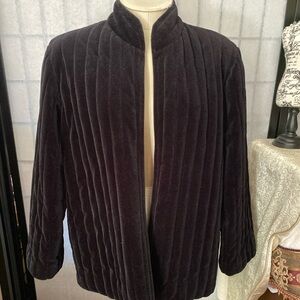 Alex Colman Sportswear VTG 60s/70s Estim. XL Black Faux Fur Coat Satin Lined